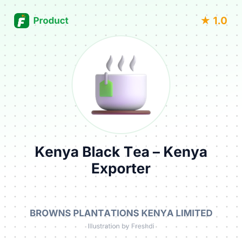 Kenya Black Tea – summary card, no photo uploaded yet