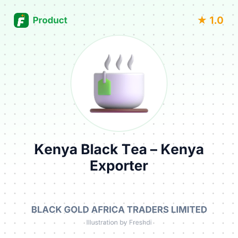 Kenya Black Tea – summary card, no photo uploaded yet
