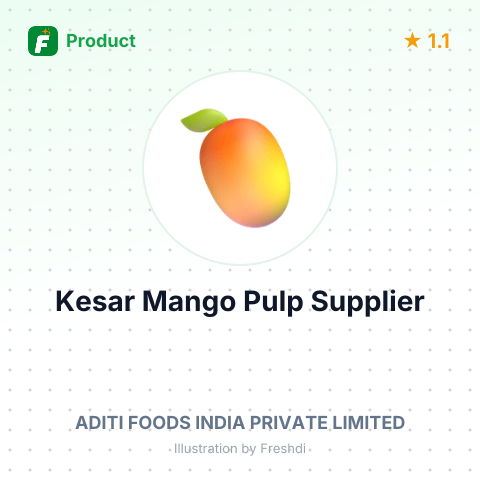 Kesar Mango Pulp (Sweetened) – summary card, no photo uploaded yet