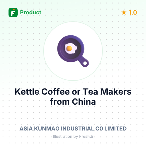Kettle Coffee or Tea Makers – summary card, no photo uploaded yet