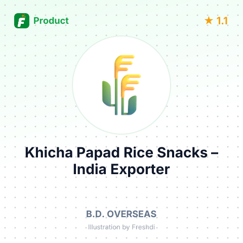 Khicha Papad Rice Snacks – summary card, no photo uploaded yet