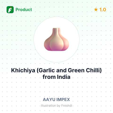 Khichiya (Garlic and Green Chilli) – summary card, no photo uploaded yet