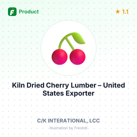 Kiln Dried Cherry Lumber – summary card, no photo uploaded yet
