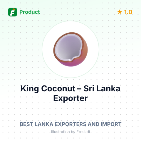 King Coconut – summary card, no photo uploaded yet