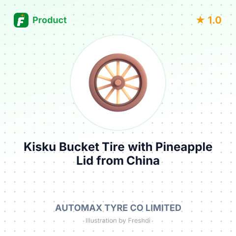Kisku Bucket Tire with Pineapple Lid – summary card, no photo uploaded yet