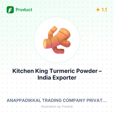 Kitchen King Turmeric Powder – summary card, no photo uploaded yet
