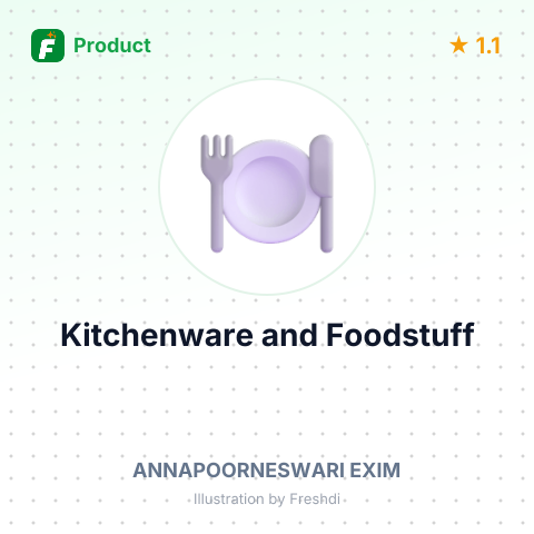 Kitchenware and Foodstuff – summary card, no photo uploaded yet