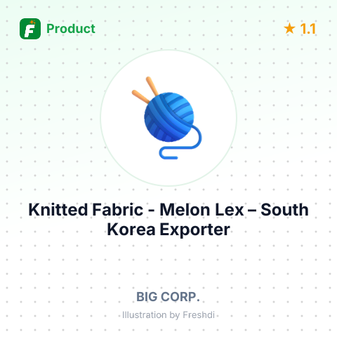 Knitted Fabric - Melon Lex – summary card, no photo uploaded yet