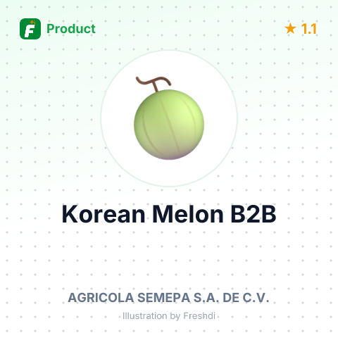 Korean Melon (Melon Koreano) – summary card, no photo uploaded yet