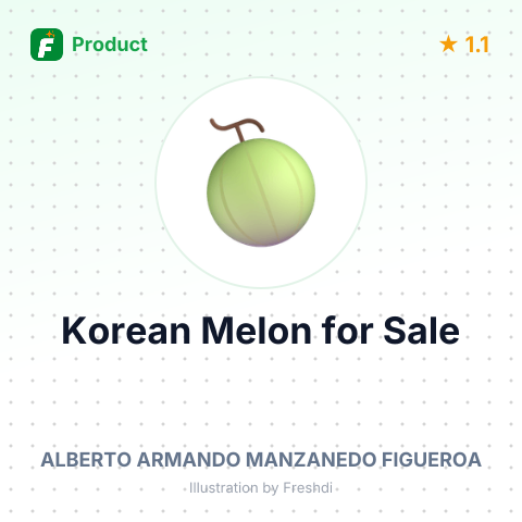 Korean Melon – summary card, no photo uploaded yet