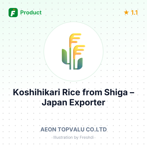 Koshihikari Rice (No-Wash) from Shiga – summary card, no photo uploaded yet