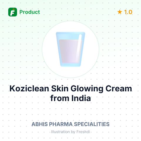 Koziclean Skin Glowing Cream – summary card, no photo uploaded yet