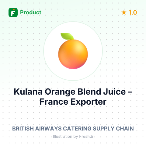 Kulana Orange Blend Juice – summary card, no photo uploaded yet