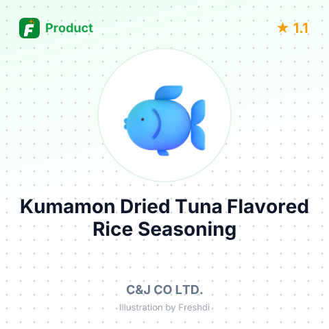 Kumamon Dried Tuna Flavored Rice Seasoning – summary card, no photo uploaded yet