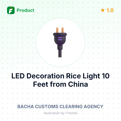 LED Decoration Rice Light 10 Feet – summary card, no photo uploaded yet