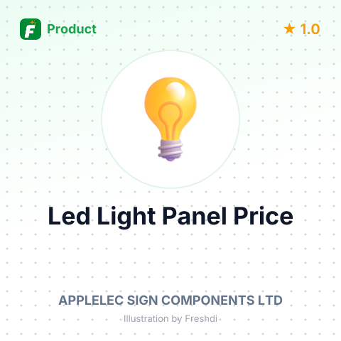 LED Light Sheet Panel – summary card, no photo uploaded yet
