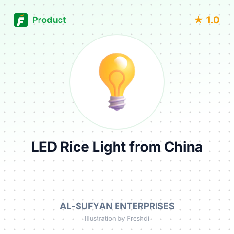 LED Rice Light – summary card, no photo uploaded yet