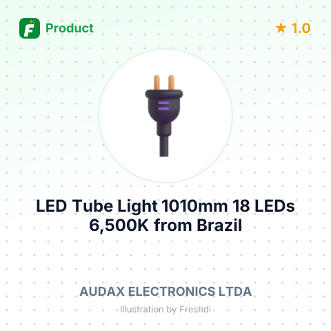 LED Tube Light 1010mm 18 LEDs 6,500K – summary card, no photo uploaded yet