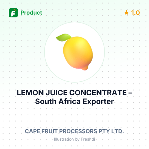 LEMON JUICE CONCENTRATE – summary card, no photo uploaded yet