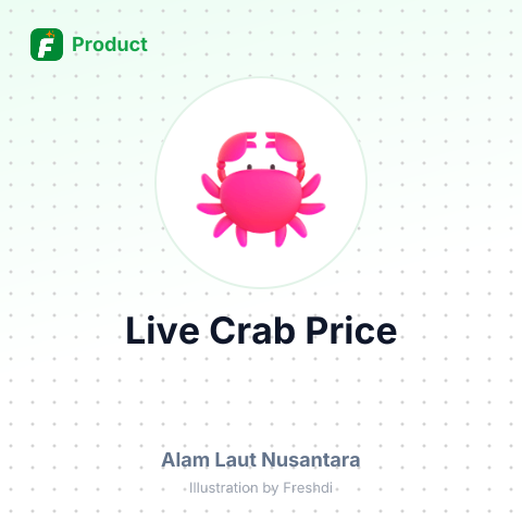 LIVE CRAB SCYLLA SERRATA – summary card, no photo uploaded yet