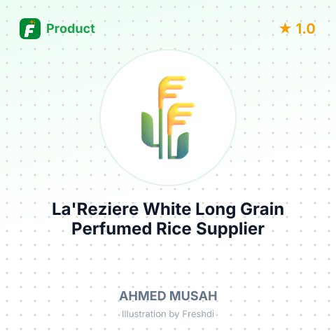 La'Reziere White Long Grain Perfumed Rice – summary card, no photo uploaded yet