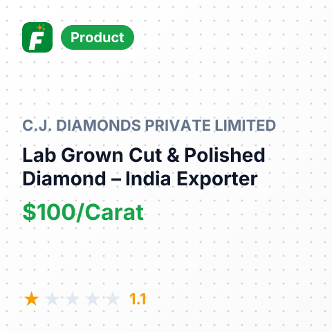 Lab Grown Cut & Polished Diamond – summary card, no photo uploaded yet