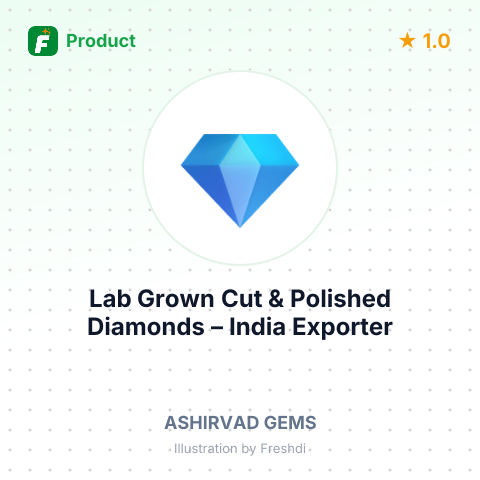 Lab Grown Cut & Polished Diamonds – summary card, no photo uploaded yet