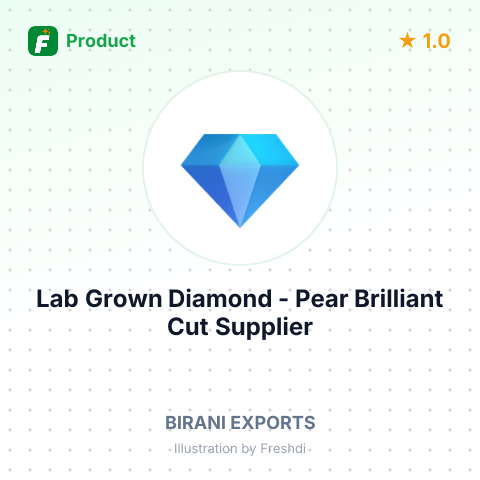Lab Grown Diamond - Pear Brilliant Cut – summary card, no photo uploaded yet
