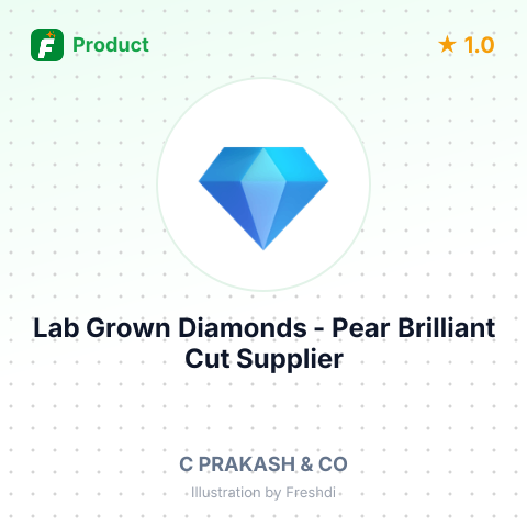 Lab Grown Diamonds - Pear Brilliant Cut – summary card, no photo uploaded yet