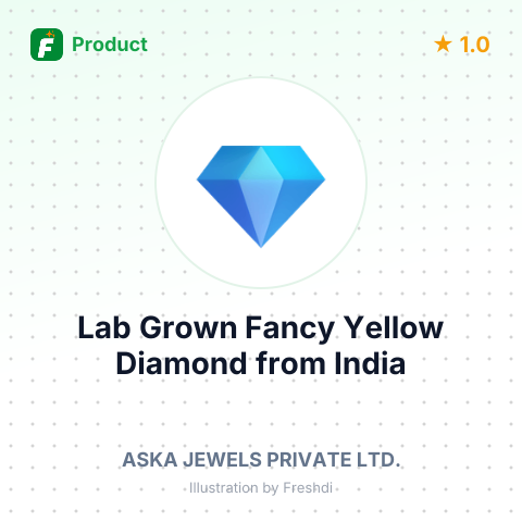 Lab Grown Fancy Yellow Diamond – summary card, no photo uploaded yet