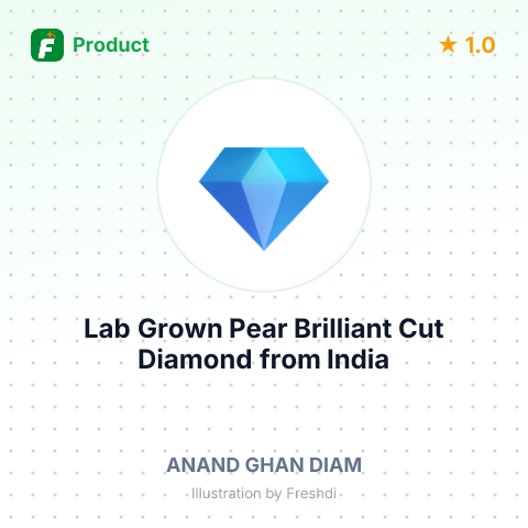 Lab Grown Pear Brilliant Cut Diamond – summary card, no photo uploaded yet