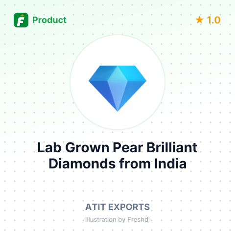 Lab Grown Pear Brilliant Diamonds – summary card, no photo uploaded yet