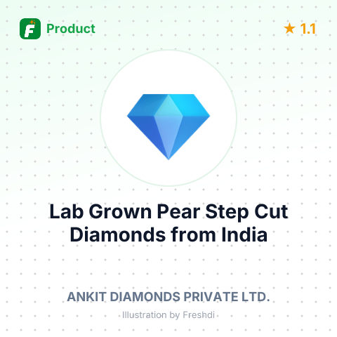 Lab Grown Pear Step Cut Diamonds – summary card, no photo uploaded yet