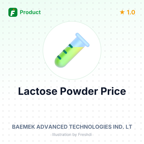 Lactose Powder 100 Mesh – summary card, no photo uploaded yet