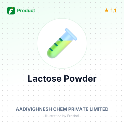Lactose Powder – summary card, no photo uploaded yet