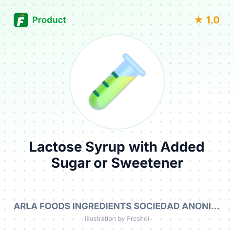 Lactose Syrup with Added Sugar or Sweetener – summary card, no photo uploaded yet