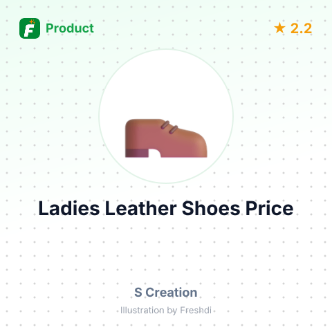 Ladies Leather Shoes – summary card, no photo uploaded yet