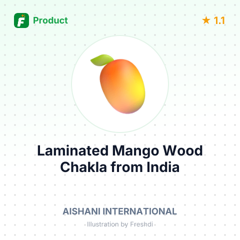 Laminated Mango Wood Chakla – summary card, no photo uploaded yet