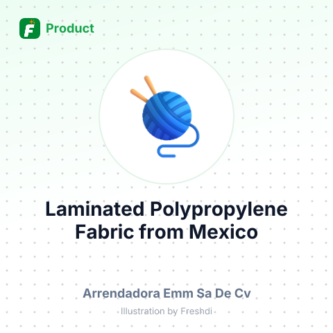 Laminated Polypropylene Fabric – summary card, no photo uploaded yet