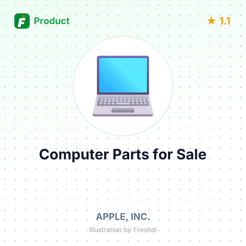Laptop Computer Parts (Various Models) – summary card, no photo uploaded yet
