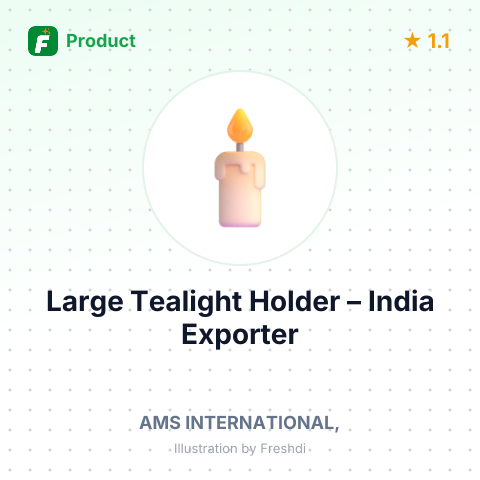 Large Tealight Holder – summary card, no photo uploaded yet