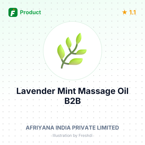 Lavender Mint Massage Oil – summary card, no photo uploaded yet