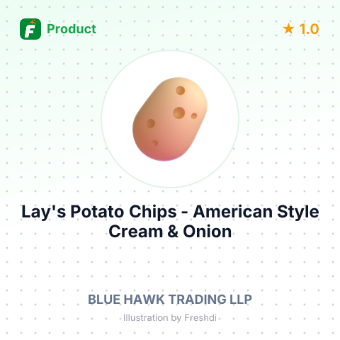 Lay's Potato Chips - American Style Cream & Onion – summary card, no photo uploaded yet