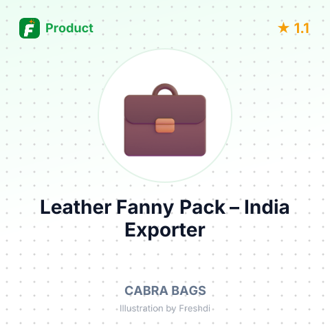 Leather Fanny Pack – summary card, no photo uploaded yet
