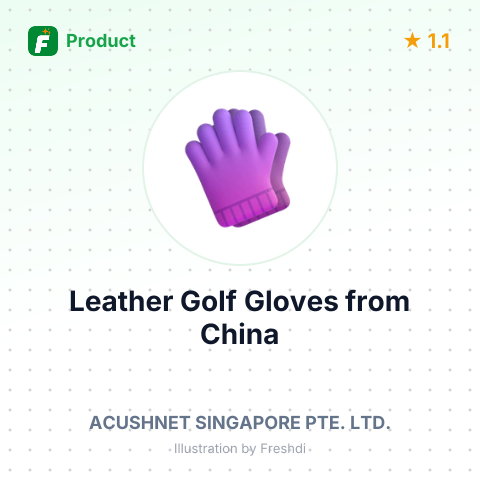 Leather Golf Gloves – summary card, no photo uploaded yet