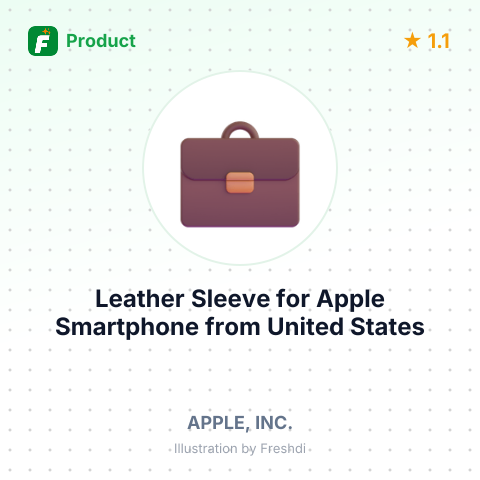 Leather Sleeve for Apple Smartphone – summary card, no photo uploaded yet