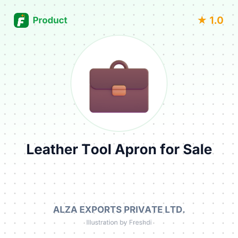 Leather Tool Apron – summary card, no photo uploaded yet