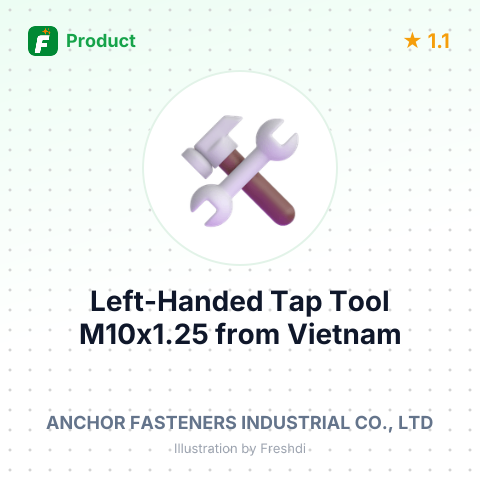 Left-Handed Tap Tool M10x1.25 – summary card, no photo uploaded yet