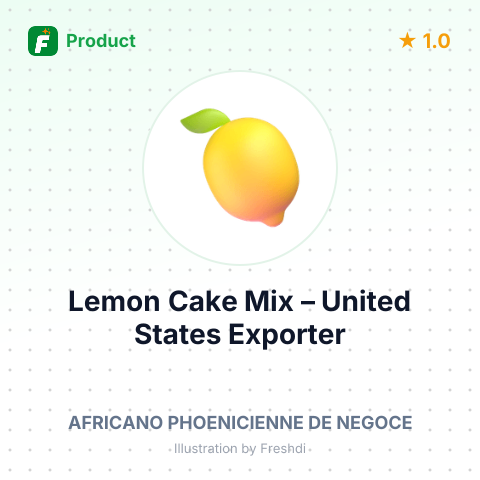 Lemon Cake Mix – summary card, no photo uploaded yet
