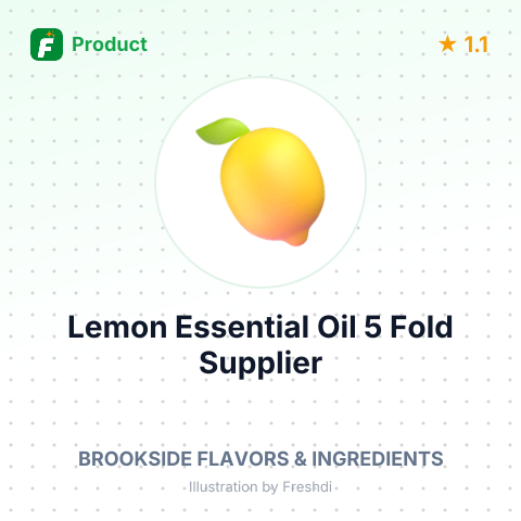 Lemon Essential Oil 5 Fold – summary card, no photo uploaded yet
